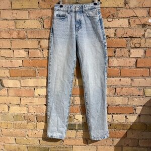 Zara light wash jeans size 0